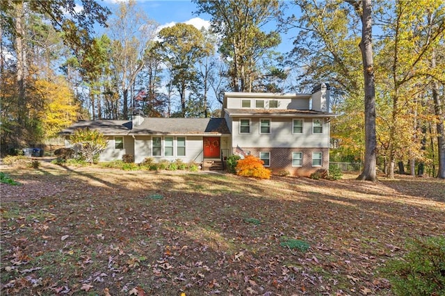 view of front of home