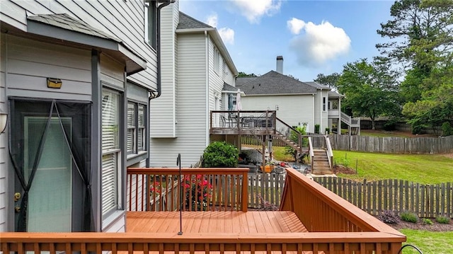 4963 Kingsbridge Ct, Powder Springs, GA 30127 - deck with stairs