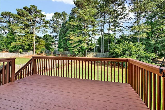 4963 Kingsbridge Ct, Powder Springs, GA 30127 - deck with view of wooded area