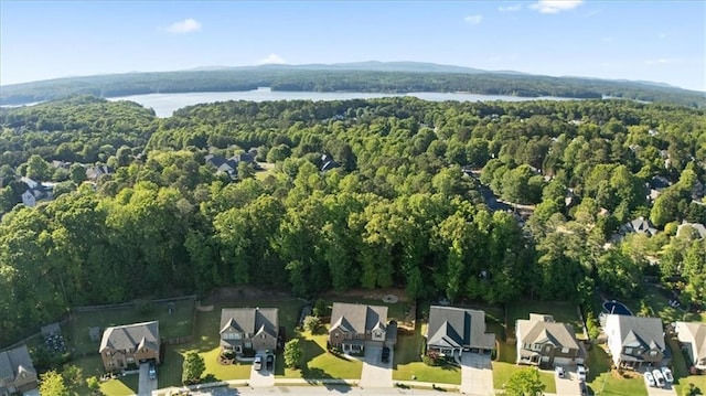211 Parc Dr, Canton, GA 30114 - view of property location with a heavily wooded area, a large body of water, and nearby suburban area