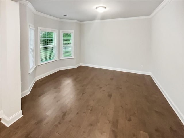 3650 Lindsy Brooke Ct, Douglasville, GA 30135 - spare room with ornamental molding, baseboards, and wood finished floors