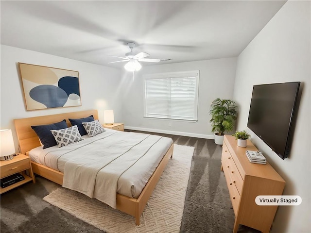3650 Lindsy Brooke Ct, Douglasville, GA 30135 - carpeted bedroom with baseboards and ceiling fan