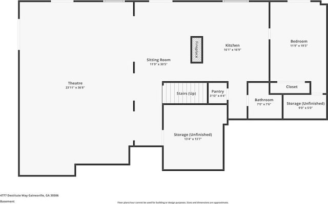 4777 Destitute Way, Gainesville, GA 30506 - home floor plan