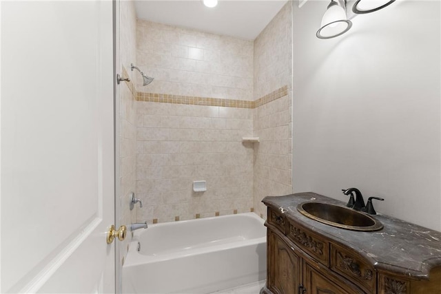 4777 Destitute Way, Gainesville, GA 30506 - bathroom with vanity and bathtub / shower combination