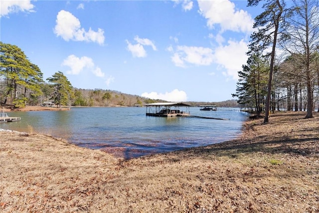4777 Destitute Way, Gainesville, GA 30506 - water view featuring a boat dock