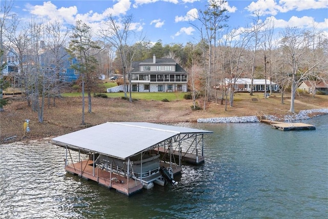 4777 Destitute Way, Gainesville, GA 30506 - dock featuring a water view