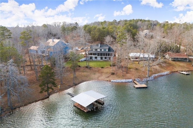 4777 Destitute Way, Gainesville, GA 30506 - dock with a water view