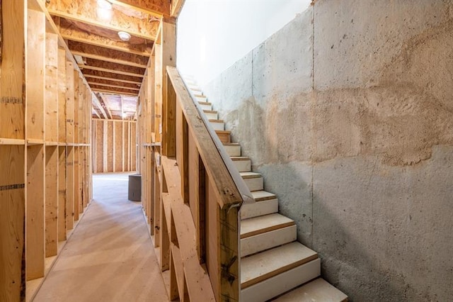 view of stairs
