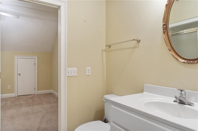 bathroom featuring vanity, separate shower and tub, and tile patterned flooring