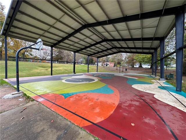 1152 Greenwich St SW, Atlanta, GA 30310 - exterior space featuring community basketball court and a lawn
