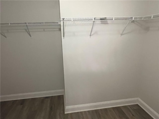 2682 Field Spring Dr, Lithonia, GA 30058 - spacious closet featuring dark wood finished floors