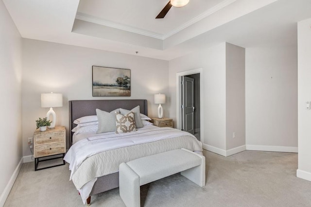 325 E Paces Ferry Rd NE Unit 410, Atlanta, GA 30305 - bedroom with carpet, baseboards, crown molding, and ceiling fan