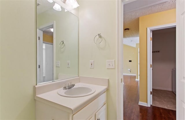 3971 Canebrake Ln, Douglasville, GA 30134 - bathroom featuring wood finished floors and vanity