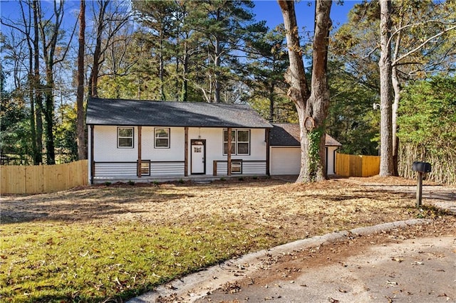 view of front of home