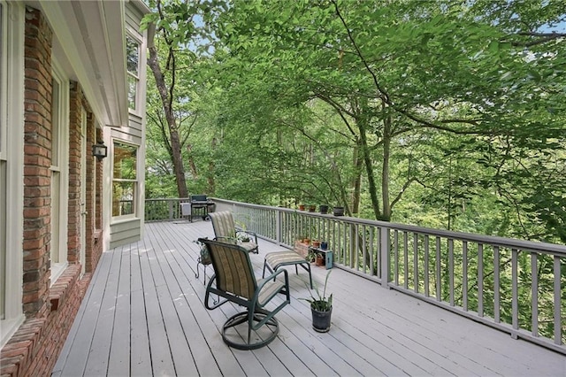 view of deck