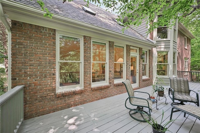 view of deck