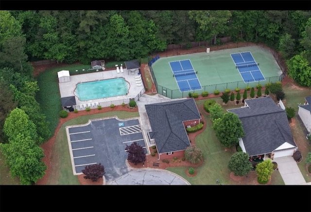 964 Village View Cir, Loganville, GA 30052 - drone / aerial view of a pool area