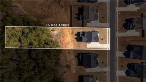 6547 River Station Dr, Lula, GA 30554 - map / location featuring property boundaries highlighted