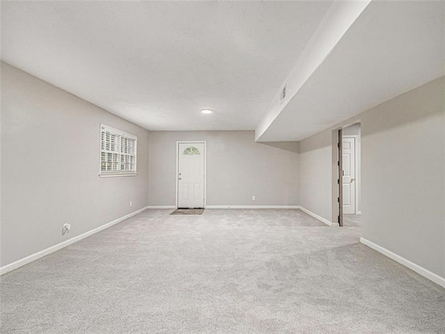 2544 Peyton Woods Trl SW, Atlanta, GA 30311 - below grade area with carpet, baseboards, and recessed lighting