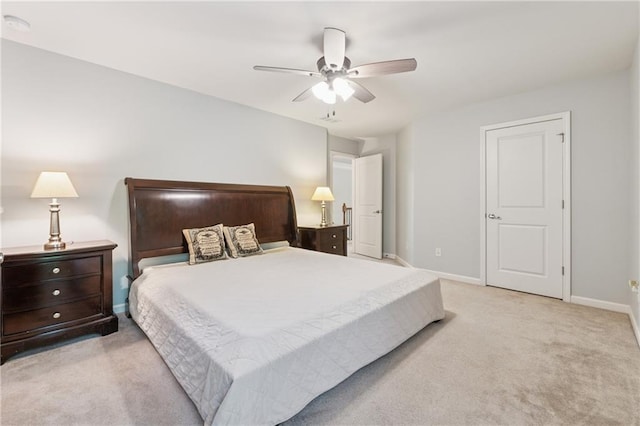 4650 Brighton View Trl, Cumming, GA 30040 - carpeted bedroom with baseboards and a ceiling fan
