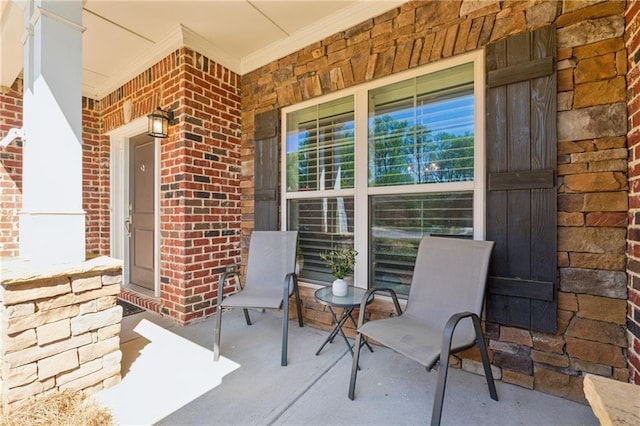 4650 Brighton View Trl, Cumming, GA 30040 - view of patio / terrace featuring a porch