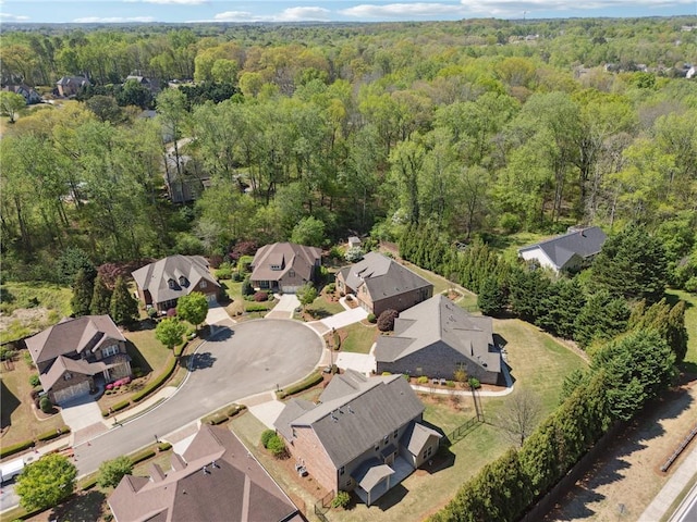 4650 Brighton View Trl, Cumming, GA 30040 - aerial view featuring a view of trees and a residential view