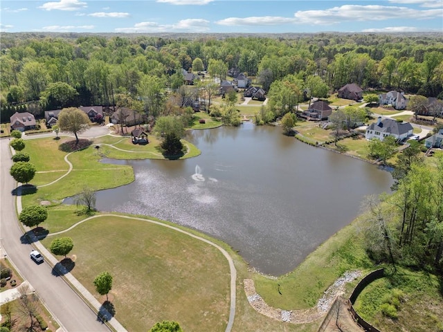 4650 Brighton View Trl, Cumming, GA 30040 - bird's eye view featuring a water view and a view of trees