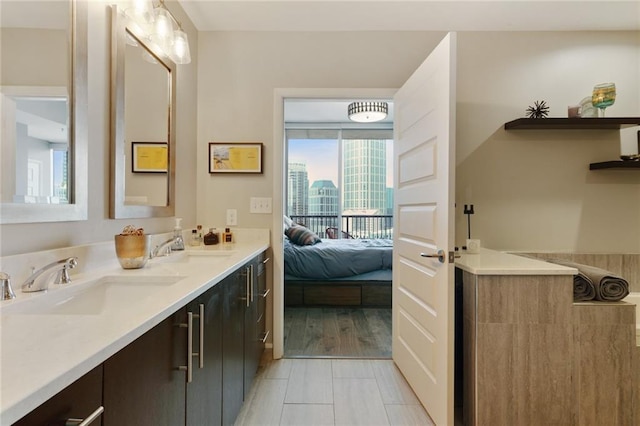 1080 Peachtree St NE Unit 1402, Atlanta, GA 30309 - ensuite bathroom with double vanity