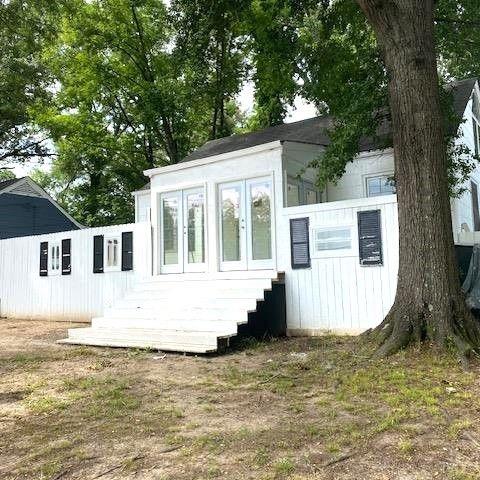 546 Hamilton E Holmes Dr NW, Atlanta, GA 30318 - view of outdoor structure featuring entry steps and french doors