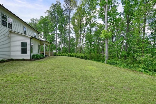 view of yard