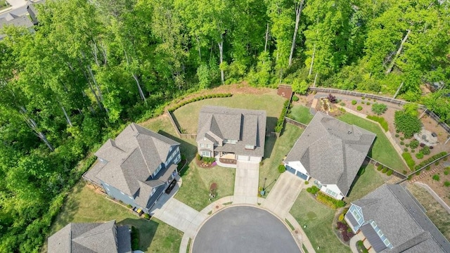 drone / aerial view featuring a residential view