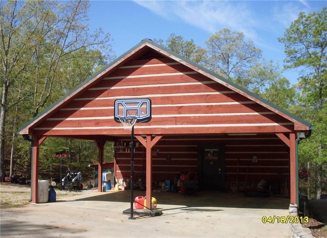 2969 Poplar Springs Rd, Buchanan, GA 30113 - view of parking / parking lot with driveway and a detached carport