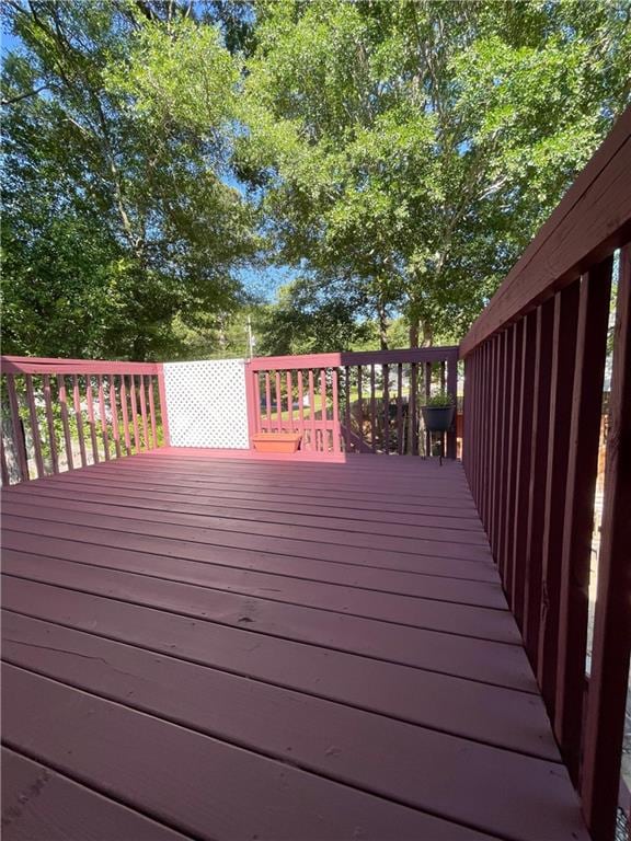 350 Fall View Ct, Winder, GA 30680 - view of wooden terrace