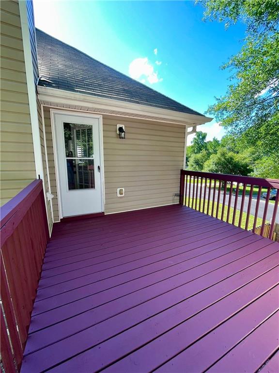 350 Fall View Ct, Winder, GA 30680 - view of wooden deck