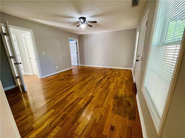 350 Fall View Ct, Winder, GA 30680 - unfurnished room featuring ceiling fan, wood finished floors, and baseboards