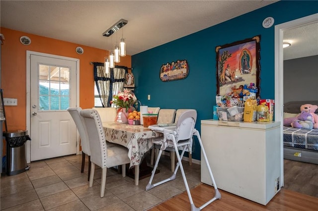 view of dining area