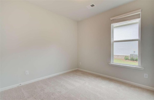 unfurnished room with carpet and a healthy amount of sunlight