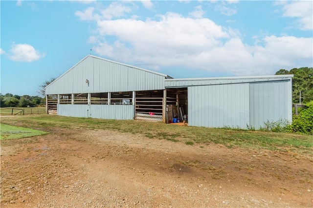 view of outbuilding