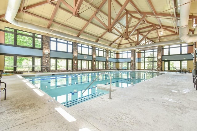 view of indoor community pool
