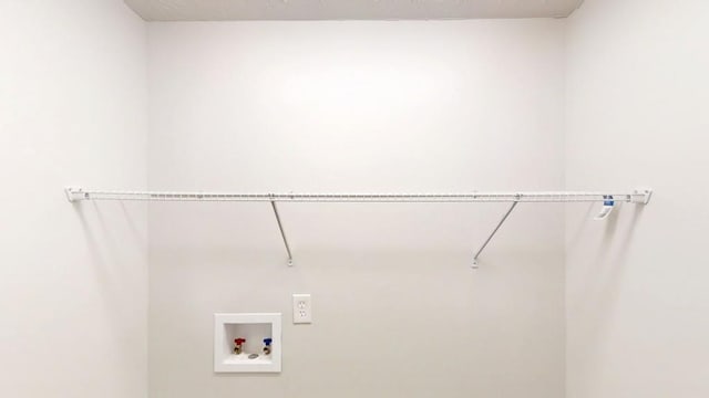 washroom featuring hookup for a washing machine