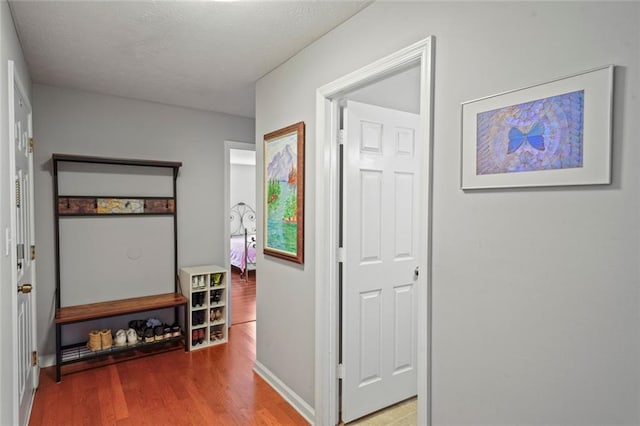 212 Brittany Ct, Duluth, GA 30096 - corridor with wood finished floors and baseboards