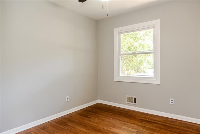 4339 Sasanqua Ct, Tucker, GA 30084 - spare room with baseboards, wood finished floors, and ceiling fan