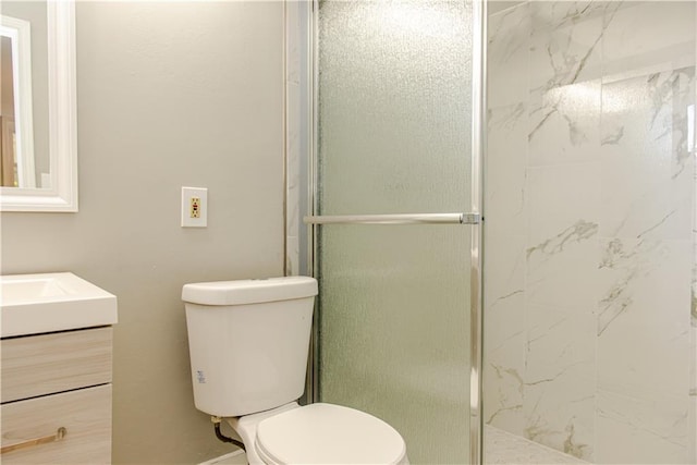 4339 Sasanqua Ct, Tucker, GA 30084 - full bath featuring vanity, a shower stall, and toilet