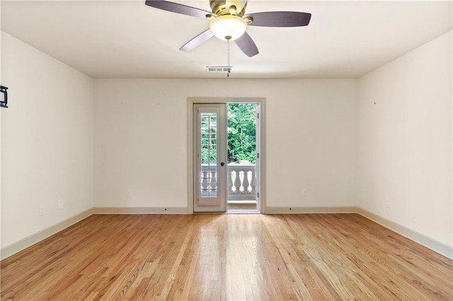 8370 Royal Melbourne Way, Duluth, GA 30097 - unfurnished room featuring light wood-style floors and ceiling fan