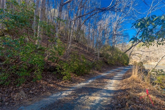 view of road