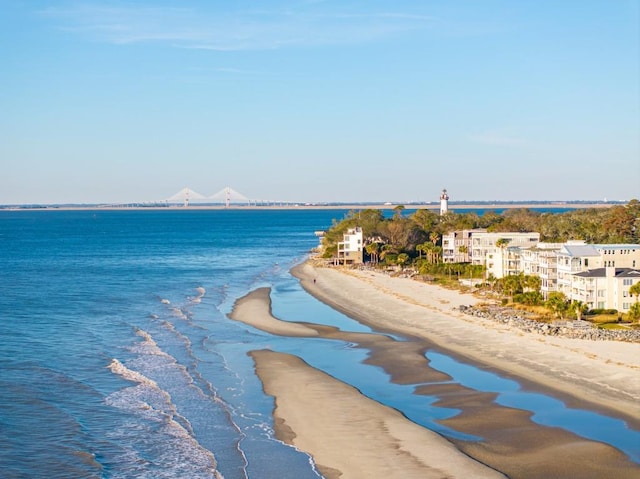 water view with a beach view