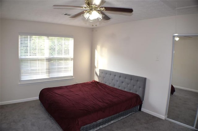 1371 Blazing Star Rd, Lawrenceville, GA 30045 - carpeted bedroom featuring baseboards and a ceiling fan