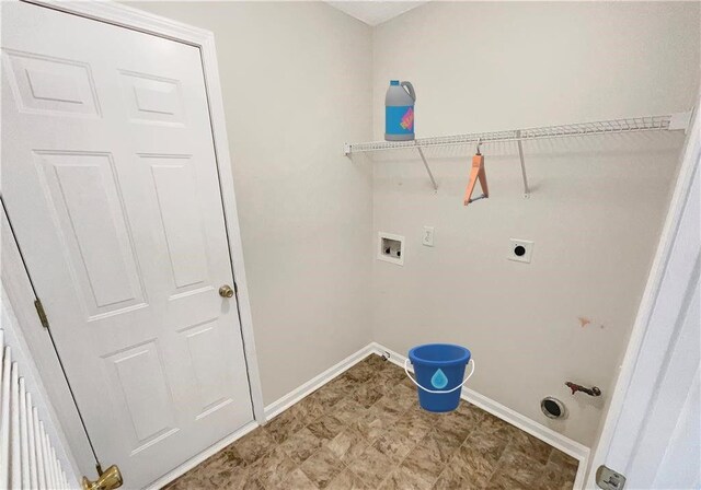 1371 Blazing Star Rd, Lawrenceville, GA 30045 - laundry room with hookup for a washing machine, light flooring, hookup for an electric dryer, and gas dryer hookup