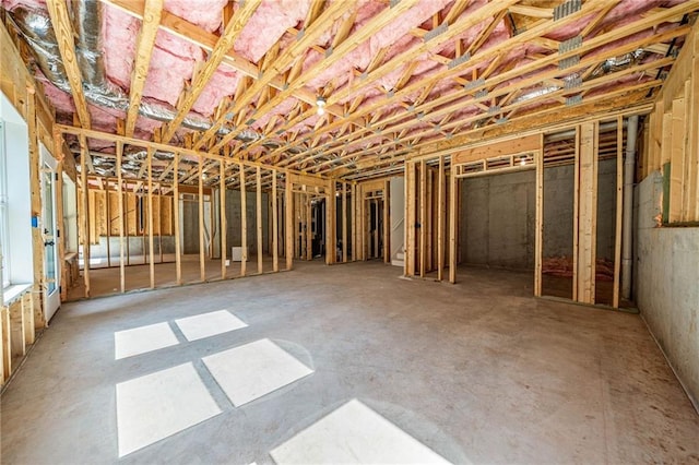 misc room featuring concrete flooring