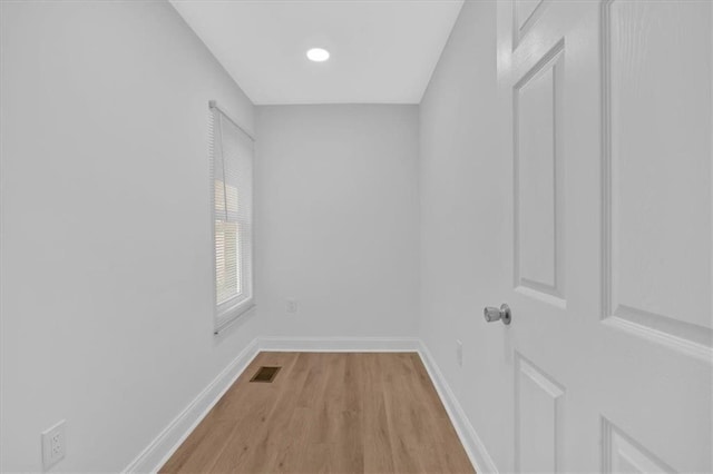 1222 E Forrest Ave, Atlanta, GA 30344 - spare room with light wood finished floors, baseboards, and recessed lighting